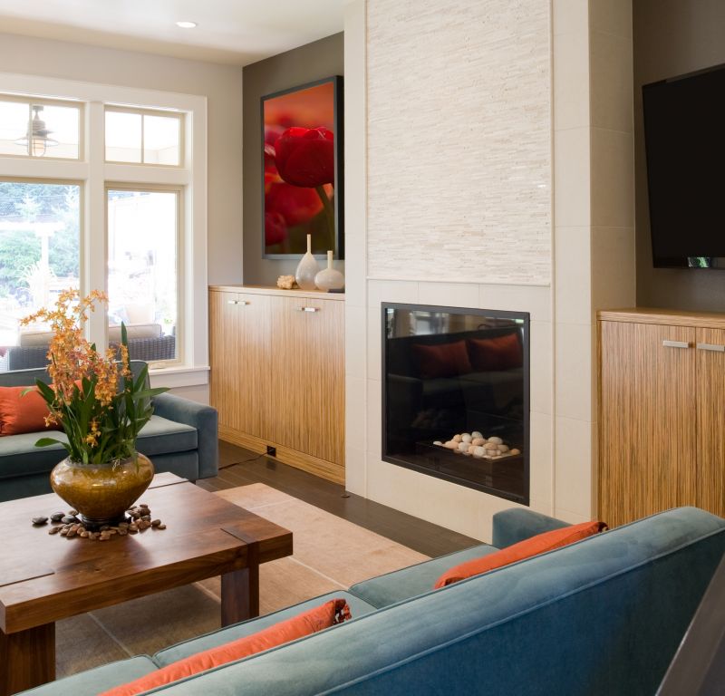 Gas Fireplace Remodeling detail